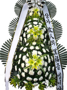 [정품]근조화환3단